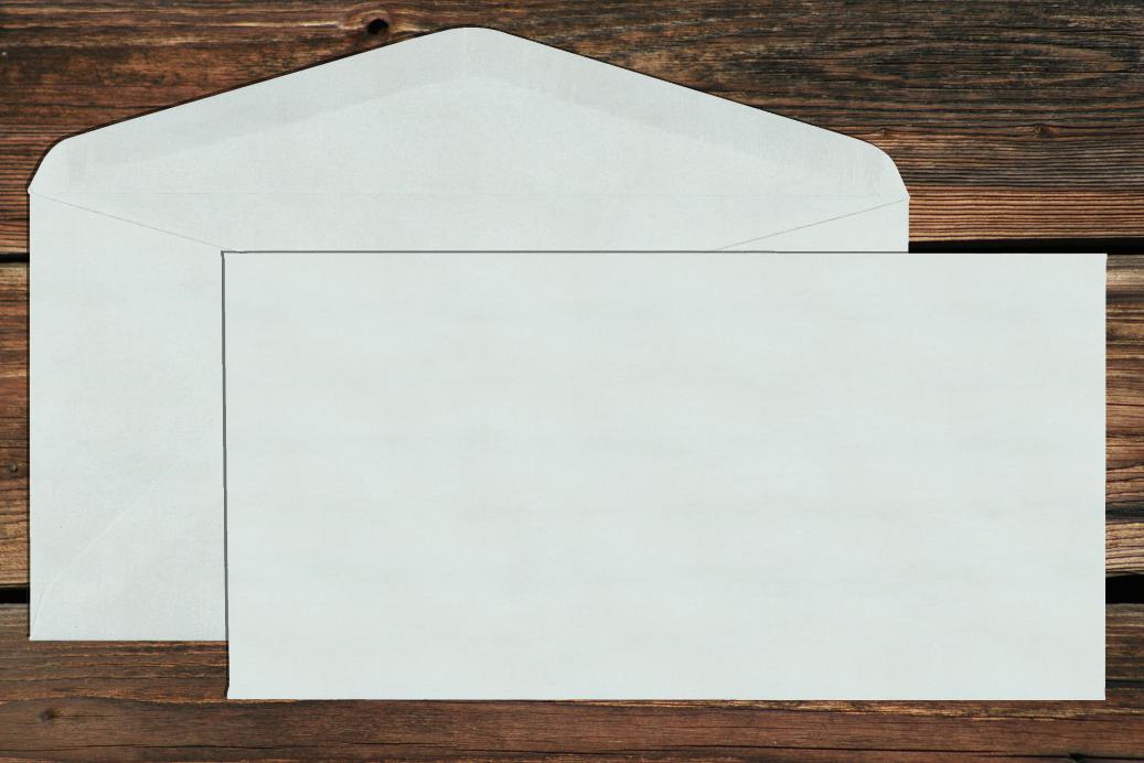 Briefhüllen DL 110x220 mm Nassklebend Silbergrau 120 g/qm